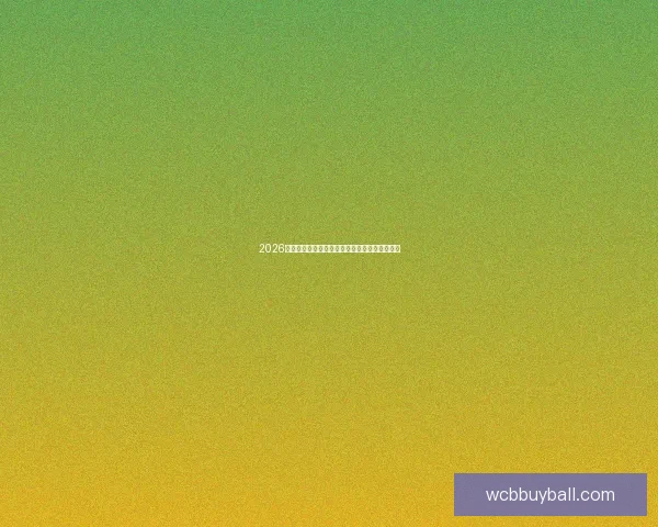 2026年世界杯赛事数据全面解析及各队表现统计分析